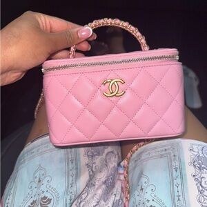Chanel Pink Quilted Mini Bag